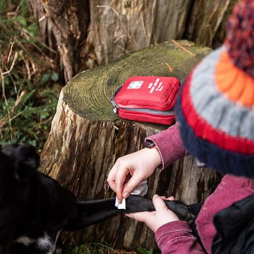 Compact Mountain Paws Dog First Aid Kit - Easy Carry
