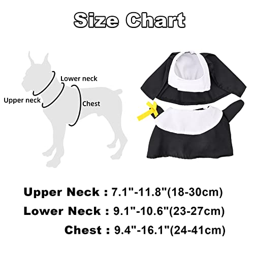 Funny Nun Costume for Dogs