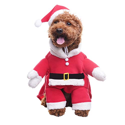 Santa Claus Dog Christmas Costume Pet Clothes Outfits