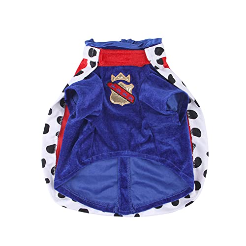 Dog King Cape Costume Set for Halloween, Christmas