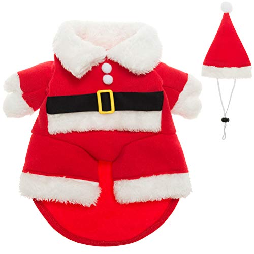 Santa Claus Dog Christmas Costume Pet Clothes Outfits