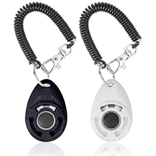 Acehome 2pk Dog Training Clickers - Big Button, Effective Tool