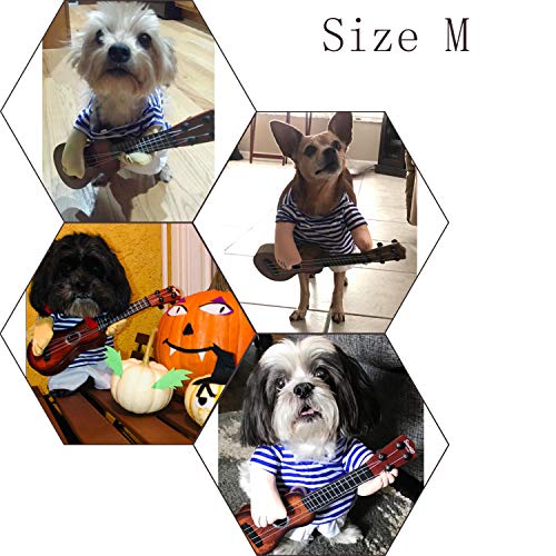 Pet Guitar Dog Costume Halloween Christmas Cosplay Funny