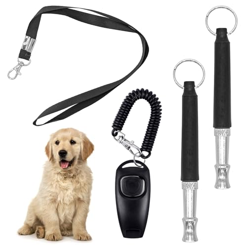 Dog Training Set: Whistle & Clicker for Professional Training