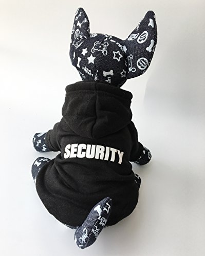 Cozy Black Dog Hoodie - Soft Cotton Fleece
