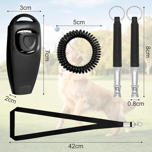 Dog Training Set: Whistle & Clicker for Professional Training