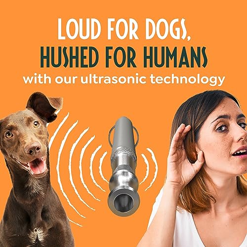 Adjustable Dog Whistle with BONUS Strap - Stop Barking