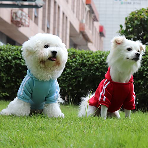 Stylish Dog Hoodie - Red, X-Small