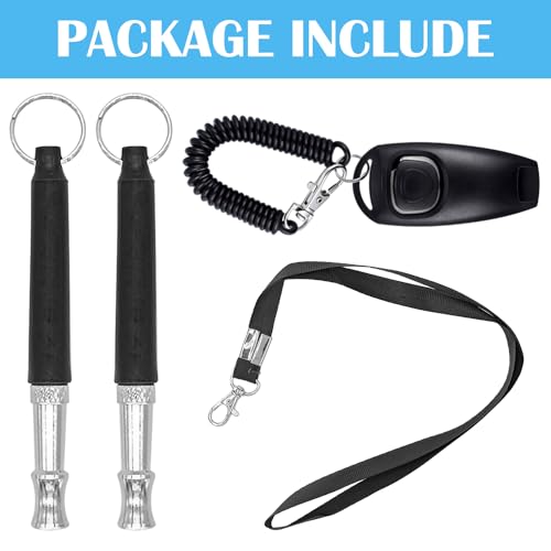 Dog Training Set: Whistle & Clicker for Professional Training