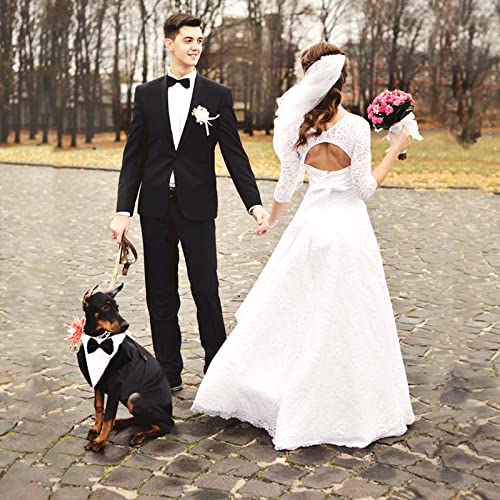 Black Dog Tuxedo Suit - Formal Wedding Apparel
