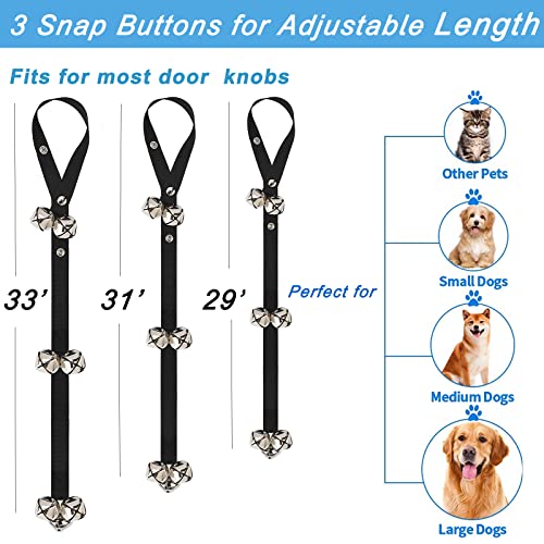 Dog Bell Set with Training Clicker & Whistle