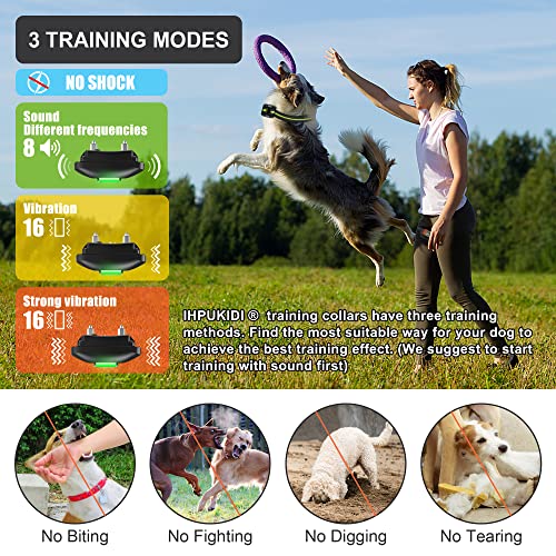 Remote Anti Bark Collar with Sound & Vibration