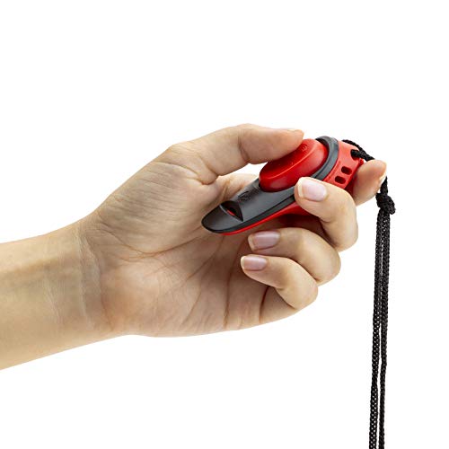 Mikki 2-in-1 Whistle Clicker, recall and command training