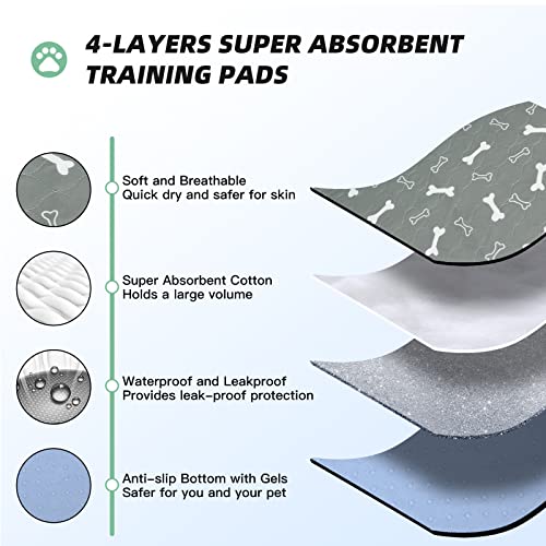 Baodan Washable Dog Training Pads - 2 Pack