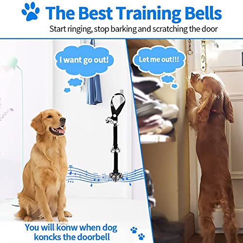 Dog Bell Set with Training Clicker & Whistle