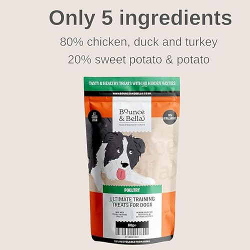 Grain-Free Dog Training Treats - 800 Poultry Flavor