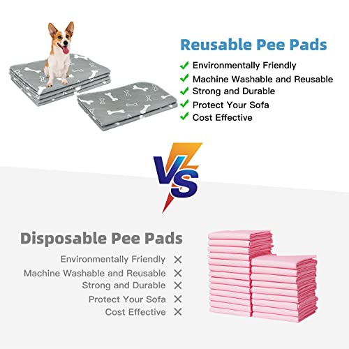 Baodan Washable Dog Training Pads - 2 Pack