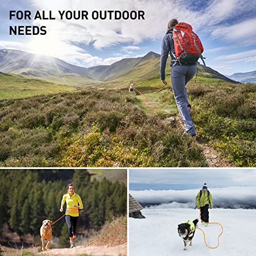 Reflective Long Dog Rope Leash, 20m, Orange - Classic Dogs Leash