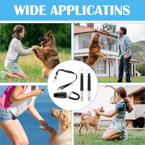 Dog Training Set: Whistle & Clicker for Professional Training