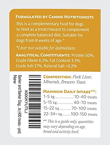 Barker's Little Liver Training Treats - Low Fat