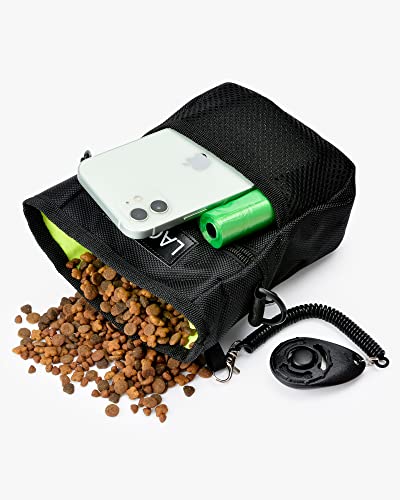 Adjustable Dog Training Treat Pouch with Clicker