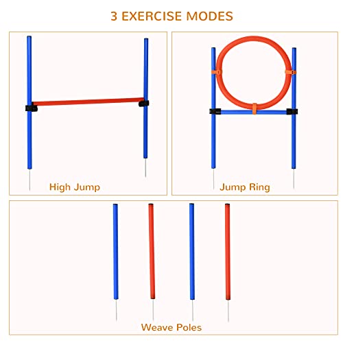 Adjustable Dog Agility Training Set