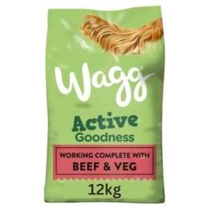 Waggs Complete Puppy Dog Food with Beef 12kg