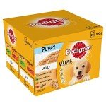 Pedigree Puppy Pouches Meaty Jelly Selection, 24 Pack