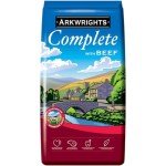Complete Dry Dog Food with Beef for Active Dogs