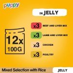 PEDIGREE Puppy Wet Food Pouches, Mixed Jelly
