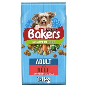 Bakers Beef & Veg Dry Dog Food 14kg