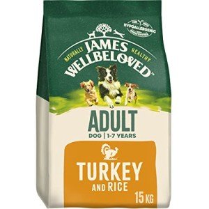 James Wellbeloved Turkey & Rice Dry Dog Food 15kg