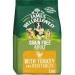 James Wellbeloved Grain-Free Turkey & Veg Dog Food