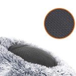 Fluffy Donut Dog Bed with Washable Cover