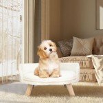 BingoPaw Elevated Pet Sofa Chair Bed