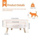 BingoPaw Elevated Pet Sofa Chair Bed