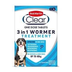 Bob Martin 3-in-1 Wormer Tablets for Dogs