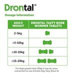 Bayer Drontal Tasty Wormer Tablet for Dogs