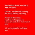 Mikki Puppy Hygiene Dog Boot - Size 2