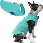 Gooby Turquoise Fleece Vest for Small Dogs