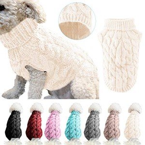 Cozy Knitted Turtleneck Sweater for Dogs