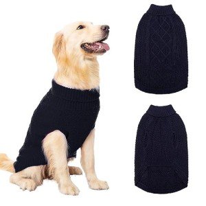 Mihachi Turtleneck Dog Sweater for Cold Weather