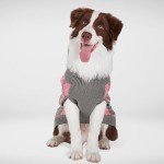 Diamond Plaid Knit Dog Sweater for All Sizes