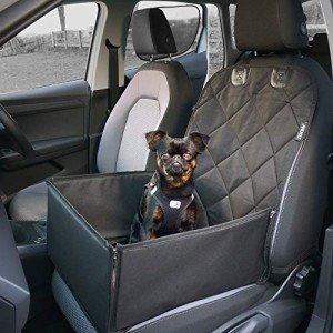 AHUKU Dog Car Seat with Belt - Waterproof Booster