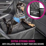 AHUKU Dog Car Seat with Belt - Waterproof Booster