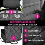 AHUKU Dog Car Seat with Belt - Waterproof Booster
