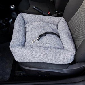 Travel Dog and Cat Booster Seat Bed - Grey
