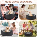 Dog Booster Car Seat for Small to Medium Dogs