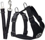 Adjustable Dog Car Harness with Safety Seatbelt