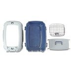 Two-Door Hard-Sided Pet Carrier - Blue